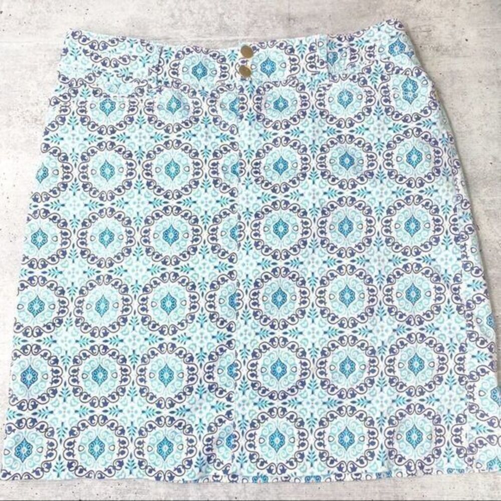 Charter club ladies bright pattern skirt p…